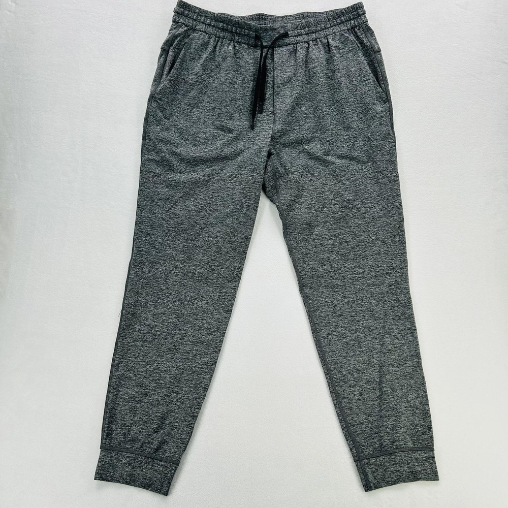 Lululemon Jogger Pants Mens XL Gray Stretch Sweatpants Elastic Waist Yoga Lounge